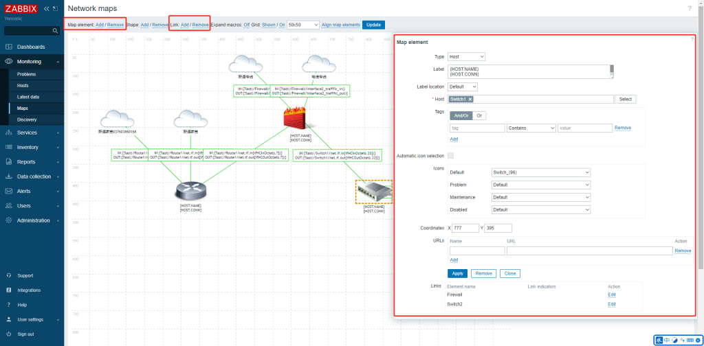 Zabbix 打造动态网络拓扑图 Zabbix 打造动态网络拓扑图
